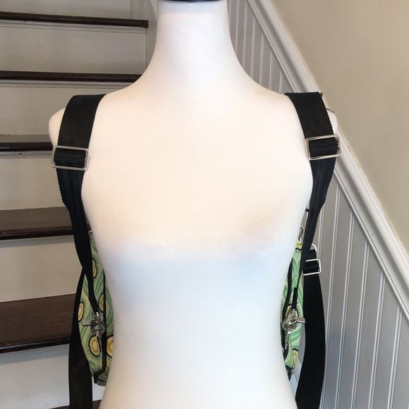 PETUNIA PICKLE BOTTOM Embroidered Floral Backpack Crossbody Baby Bag NWOT - Picture 12 of 17